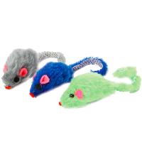 Игрушка к Мышь цветная короткий мех 5см/27754633/Каскад