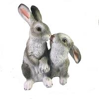 Пара зайчиков (серый) 718201/F845
