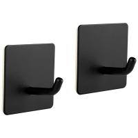 Крючки самоклеящиеся Квадрат (2шт) метал. 105884 /12шт/48шт/Рыжий кот