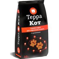 Кошки Терра Кот цыпленок д/взр.кошек 10кг/2338