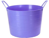 Корзина мягкая 27л сиреневый М2881 /10шт/М-пласт