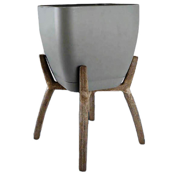 Подставка настольная на 1 горшок 19*20см древесно-полимерный (композит) 201/20 /10шт/Mehrni