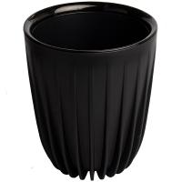 Кашпо Сигма 18л черный с вставкой 30*37см СИ30-75 /1шт/ЛГ