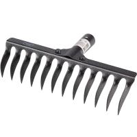 Грабли витые 12-ти зубые рельсовая сталь Б/Ч 332020 /48шт/ Park
