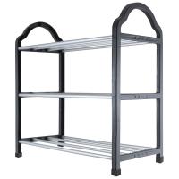 Полка д/обуви 3-х ярусн. 42*18,2*41см металл+пластик 312184/12шт/Рыжий Кот