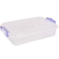 Контейнер д/хранения 4,5л прямоуг. с ручками плоский М574 /10шт/Альтерн