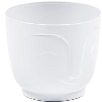 Кашпо ATENA 3,1л 18,5*16см белый 198 /5шт/