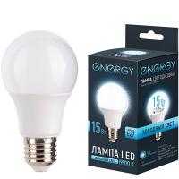 Лампа светодиодная Груша LED А60-15-E27-6500 холодный свет 109312 /100шт/ Energy