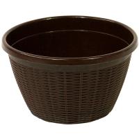 Кашпо 4,5л темно-коричневый КШ-8614