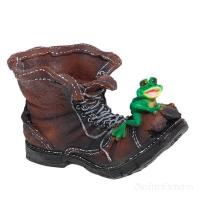 Ботинок великана с лягушкой L47W27H27 123492/К036