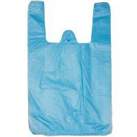 МАЙ59668 Пакет-майка 28*50 (100шт) голубой /20шт /