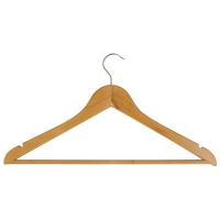 Вешалка W2-Р деревянная с перекладиной (эконом) 311362/20шт/Рыжий Кот