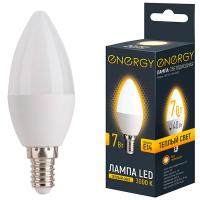 Лампа светодиодная Свеча LED С37-7-E14-3000 теплый свет 109288 /100шт/ Energy