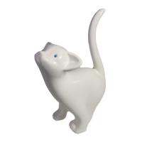 Котенок игривый (белый глянец) L18W7H18,5 713756/I086 Котенок игривый (белый глянец) L18W7H18,5 713756/I086