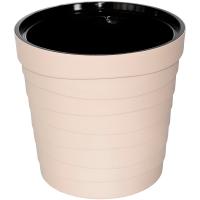 Кашпо Дюна 11л светло-бежевый с вставкой 02097 /5шт/Милих
