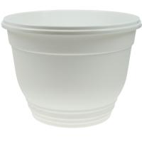 Кашпо Цегла 3л белый с под. 001237 /25шт/