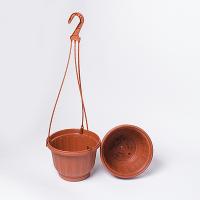Подвесное кашпо №19 2,4л с поддоном терракот 19*13см