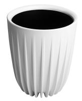 Кашпо Сигма 3,3л белый с вставкой 17*20,5см СИ17-10 /9шт/ЛГ