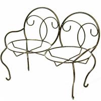 Подставка настольная на 2 горшок Стульчик  