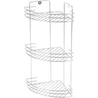 Полка д/ванной подвесная 3-х ярусная угловая 19*19*41см Vento хром 310847 /8шт/Рыжий Кот