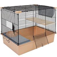 Клетка д/грыз CRAFT Шиншилла-1 58*40*39,5см разборная без наполнения беж-черн/43052беж-чер/Дарэленд