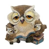 Копилка Сова с совятами читает  L18,5W21H15,5 см 123461/SK038 Копилка Сова с совятами читает  L18,5W21H15,5 см 123461/SK038