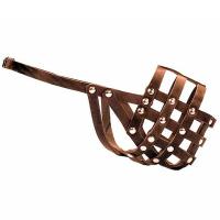 Намордник кожа №3 сетчатый щенок овчарка коричневый 050103кор/Дарэлл Намордник кожа №3 сетчатый щенок овчарка коричневый 050103кор/Дарэлл