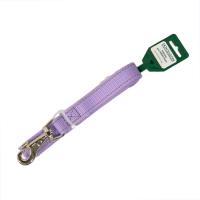 Поводок капрон 25мм*1,5м сиреневый со светоотражающими полосами DONBARON Поводок капрон 25мм*1,5м сиреневый со светоотражающими полосами DONBARON