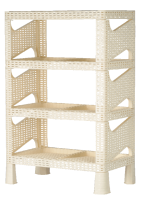 Подставка для обуви Плетенка слоновая кость 16028