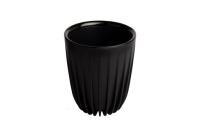 Кашпо Сигма 3,3л черный с вставкой 17*20,5см СИ17-75 /9шт/ЛГ