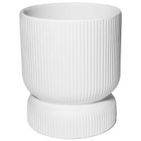 Кашпо Barcelona d13, h15см белый матовый 073153