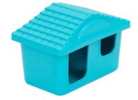 Игрушка для грызунов Домик Zoo-M пластик малый 11*8*7см/3213