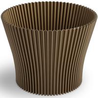 Кашпо Lotos Dlo 11*9см золото 071672 