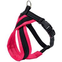 Шлейка нейлон 25мм Премиум Х-образная с подкладкой розовая обхв.груди 60-70см/01225016-12/Каскад