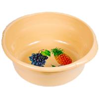 Таз 16л "Новинка" с ручками бежевый 03015 /10шт/Арз 