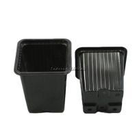 Рассадник 0,23л черный кв. 7*7*8см /лист 0,65/1800шт/А