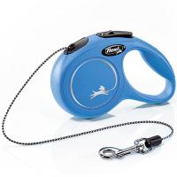 Рулетка Флекси Новая Классика ХS д/кошек трос 3м на 8кг голубая/23419/20/Евро Рулетка Флекси Новая Классика ХS д/кошек трос 3м на 8кг голубая/23419/20/Евро