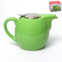 Чайник заварочный 1300мл Феличита зеленый с фильтром 109-06038 /12шт/PSF