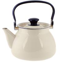 Чайник 3л с метал. ручкой сферич. слоновая кость без декора 42104-122-У4 /4шт/Керчь