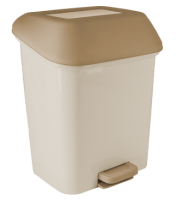 Контейнер д/мусора Step 15л с педал. кофейный SV4061 /2шт/ПР