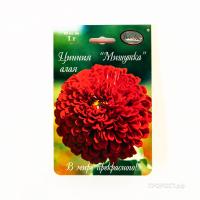 Цинния Мишутка алая 20*1