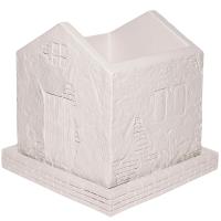 Кашпо Домик Лофт VipSet 0,72л серый G2506L