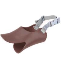 Намордник уточка S обхват носа 11см, обхват головы 17-30см НН-7 коричневый