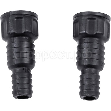 Полив Набор штуцеров (2шт) д/кап.полива Жук 1/2-3/4 от емкости 330153-00 /50шт/Цикл