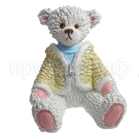 Мишка (бежевый в красном)L11W12H13см 626855/W044