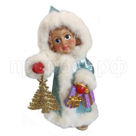 Фигура Снегурочка с подарками 716410/W250