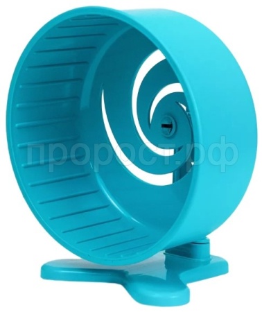 Игрушка д/грыз Колесо D140 литое с подставкой бирюзовое/3143/Дарэлл