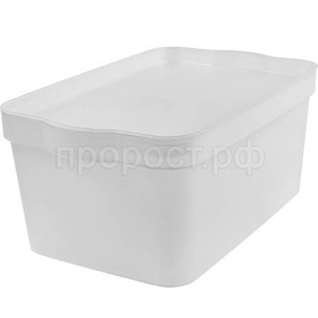Ящик д/хранения 7,5л Keeplex Trendy с крышкой KL3503 /10шт/ПР