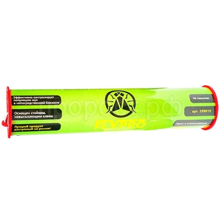 Инструмент Липкая лента для ловли мух FLYPRO 25см*10м/299019/АМА+