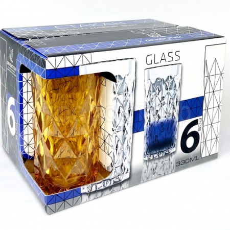 Набор стаканов Виски (6шт) 330мл /5103-Н5/4шт/ДК